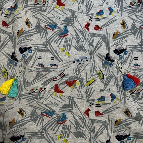 Stella McCartney girl’s sweatshirt fleece dress with skate print  Size 10 yrs - Picture 4 of 4